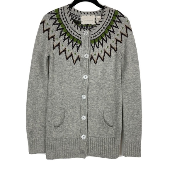 Anthropology Coincidence & Chance fair isle cardigan - Picture 2 of 10